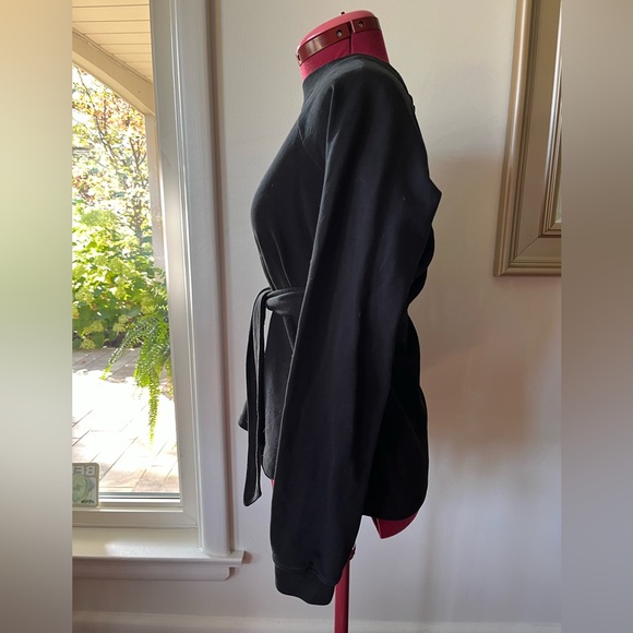 ALLSAINTS SWEATSHIRT WITH TIE BELT - Picture 3 of 11